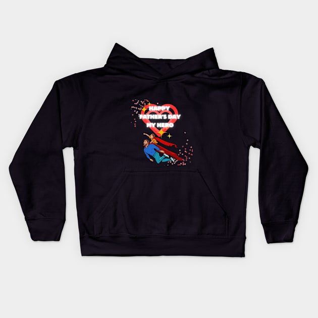 father's day Kids Hoodie by Zaaimo